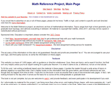 Tablet Screenshot of mathreference.com